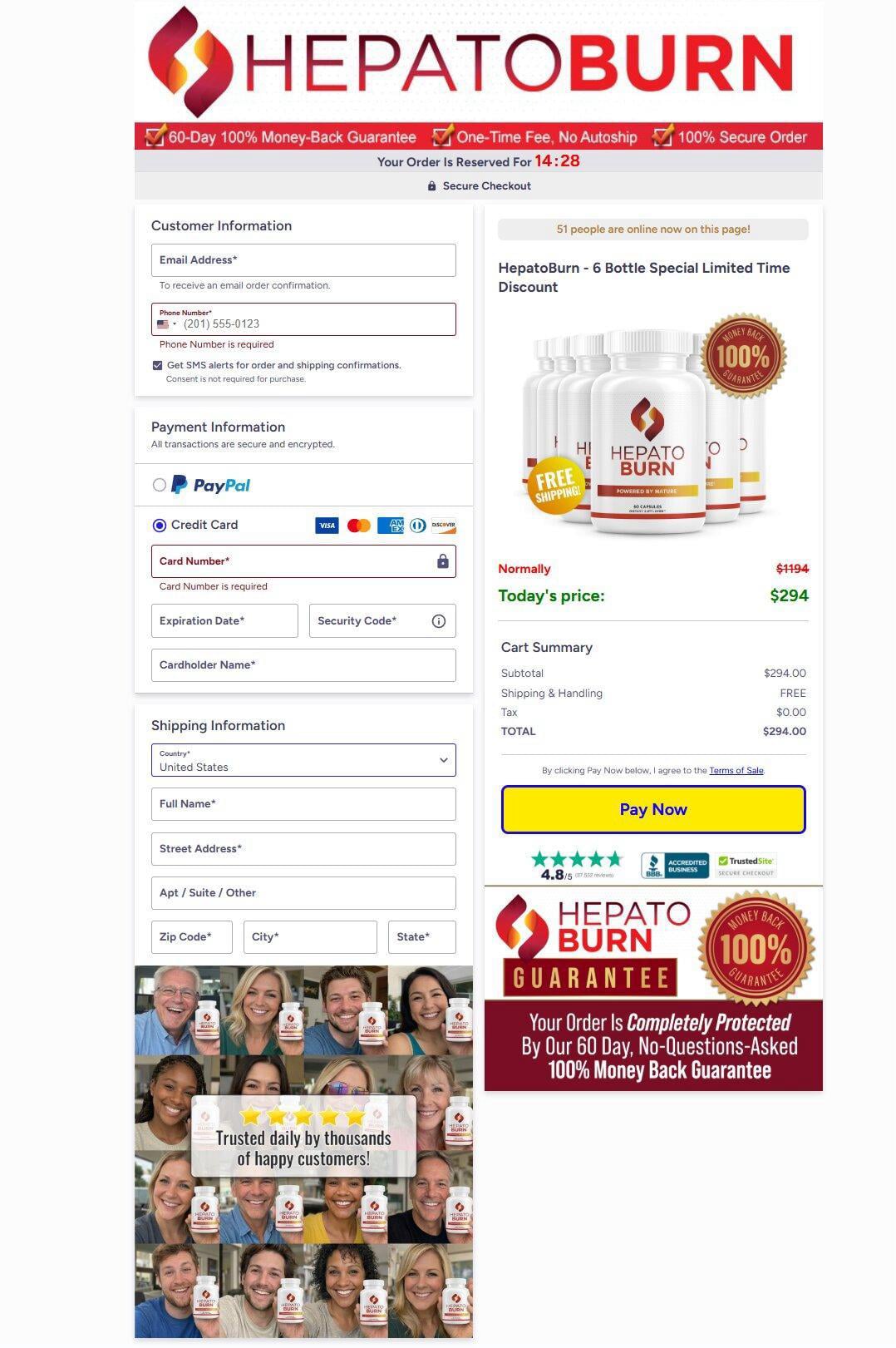Hepatoburn-Checkout